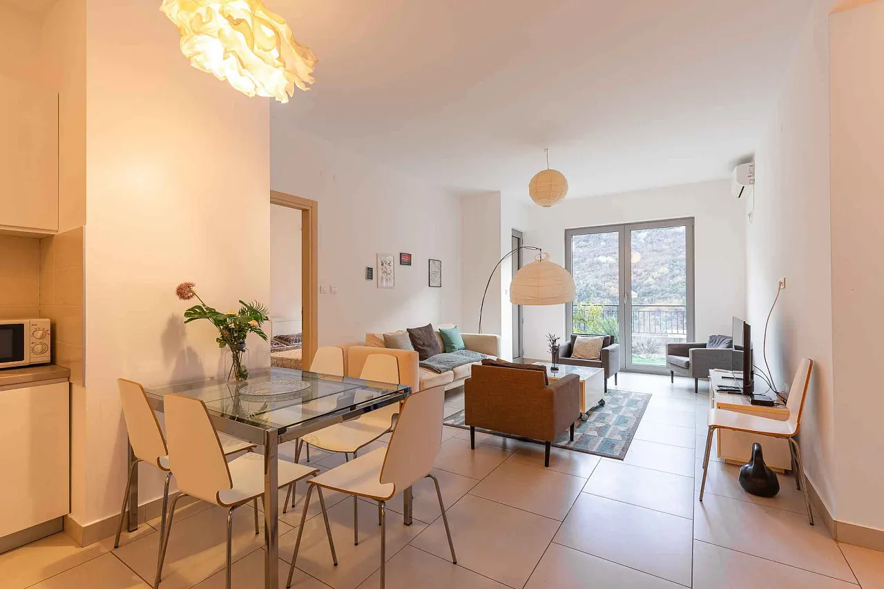 Three-bedroom, spacious and bright apartment for sale in the most beautiful part of Montenegro